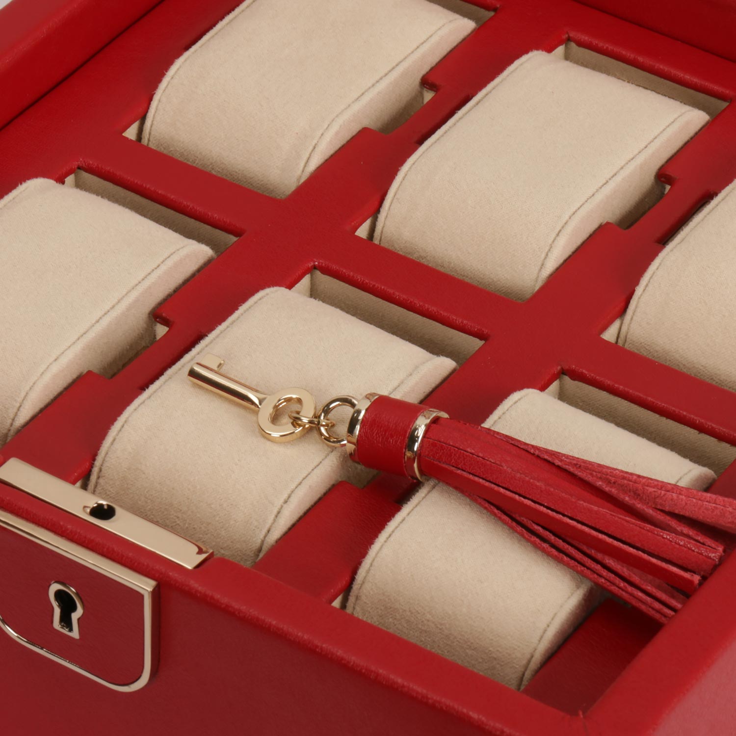 Wolf Palermo 6 PC Watch Box Red хранение для 6 часов. Артикул 213872