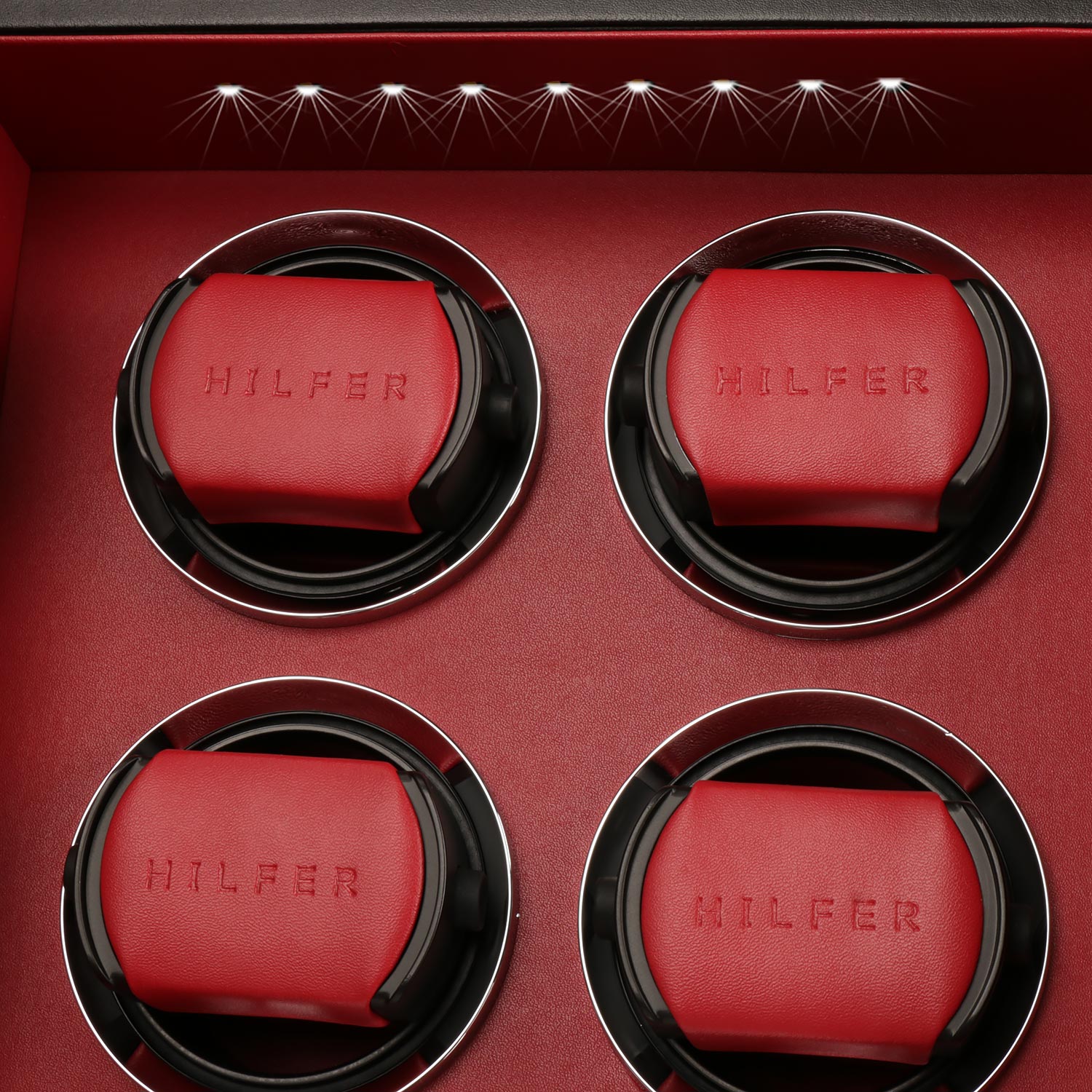Hilfer шкатулка с автоподзаводом для 6 часов. Артикул P6BR-F-9-LED-P Hilfer шкатулка с автоподзаводом для 6 часов. Артикул P6BR-F-9-LED-P